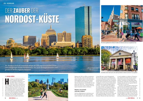 Reise & Preise, Neuengland-Artikel von Michael Krüger